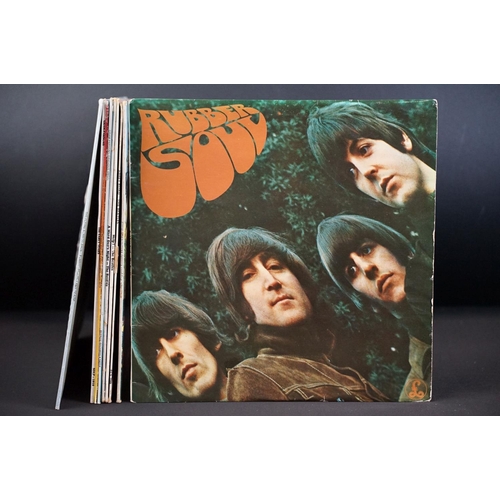 131 - Vinyl - 9 LPs to include The Beatles x 5, Gram Parsons x 3, Flying Burrito Brothers.  Titles are Rub... 