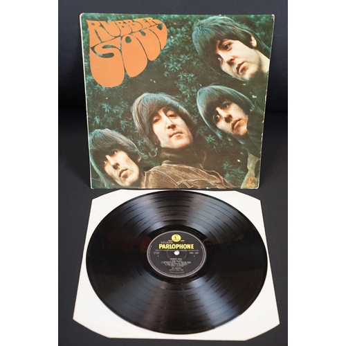 131 - Vinyl - 9 LPs to include The Beatles x 5, Gram Parsons x 3, Flying Burrito Brothers.  Titles are Rub... 