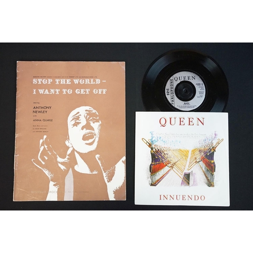 167 - Vinyl - 14 Queen & related LPs, 3 12