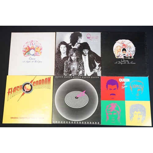 167 - Vinyl - 14 Queen & related LPs, 3 12