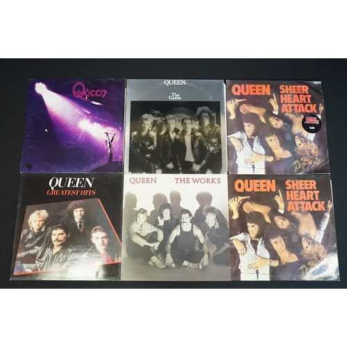 167 - Vinyl - 14 Queen & related LPs, 3 12