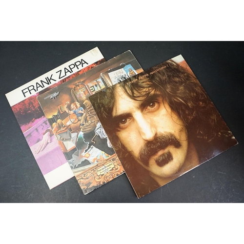 185 - Vinyl - 16 Frank Zappa / Mothers Of Invention LPs spanning their career.  Sleeves Vg overall, vinyl ... 