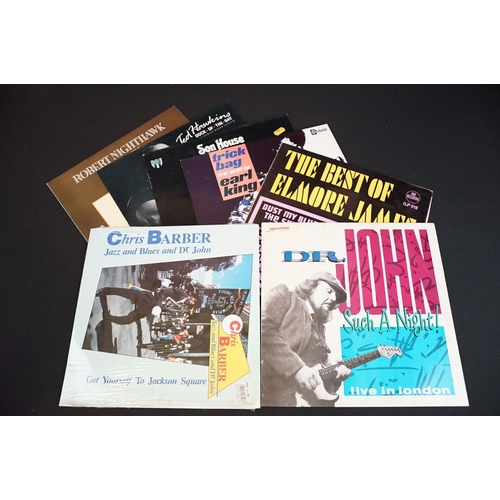 221 - Vinyl - Over 65 mainly UK pressing Blues LPs to include Dr John x 3, Elmore James, Earl King, Son Ho... 