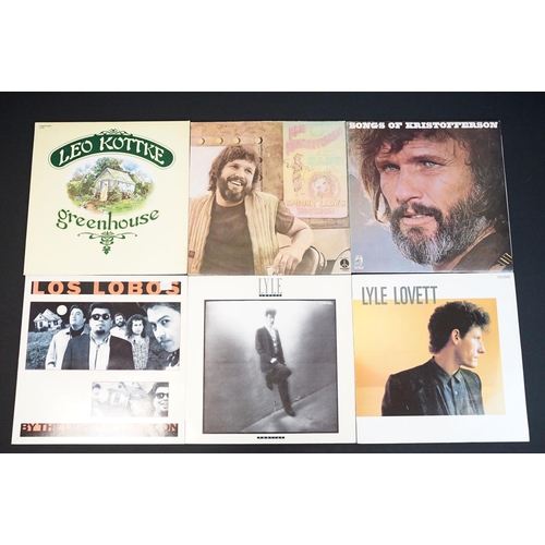 293 - Vinyl - 65 Country / Americana LPs to include Johnny Cash, Guy Clark, Dillards, Steve Earle, Joe Ely... 