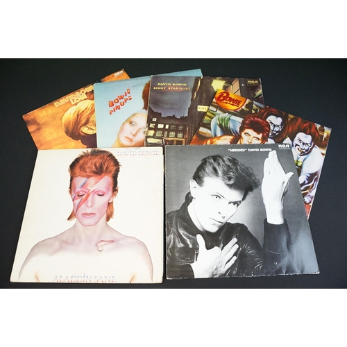 294 - Vinyl - 26 David Bowie LPs and 14 12