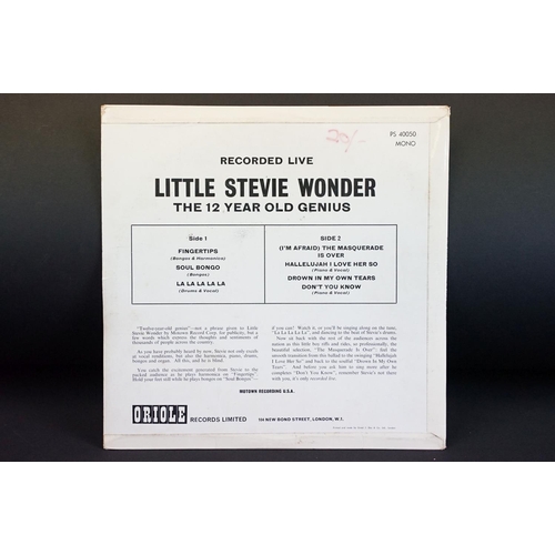 69 - Vinyl - Little Stevie Wonder – Recorded Live The 12 Year Old Genius LP on Oriole Records PS 40050. O... 