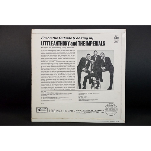 71 - Vinyl - 4 original UK 1st pressing Soul albums to include: Little Anthony & The Imperials – I'm On T... 