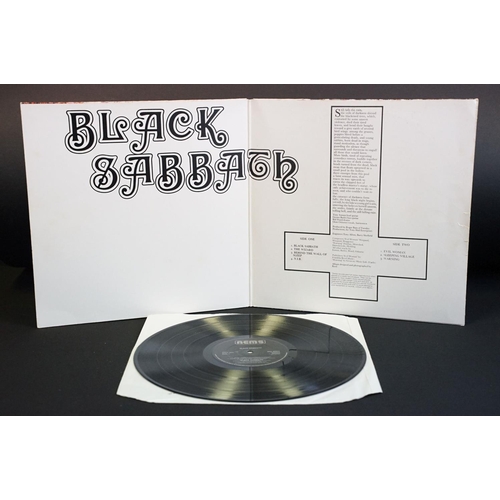 96 - Vinyl - 12 Black Sabbath LPs and 4 Ozzy Osbourne LPs to include Vol 4, Black Sabbath (self titled), ... 