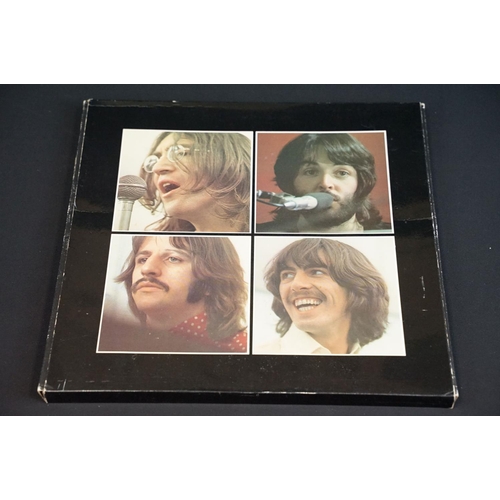 18 - Vinyl - 4 The Beatles LPs to include The White Album (top loader, stereo pressing ,No. 0416677, Mfd.... 