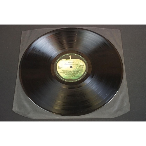 18 - Vinyl - 4 The Beatles LPs to include The White Album (top loader, stereo pressing ,No. 0416677, Mfd.... 