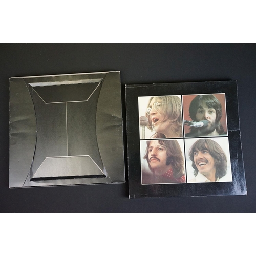 18 - Vinyl - 4 The Beatles LPs to include The White Album (top loader, stereo pressing ,No. 0416677, Mfd.... 