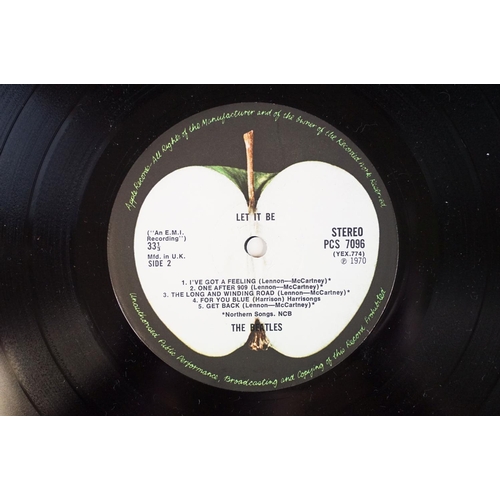 18 - Vinyl - 4 The Beatles LPs to include The White Album (top loader, stereo pressing ,No. 0416677, Mfd.... 