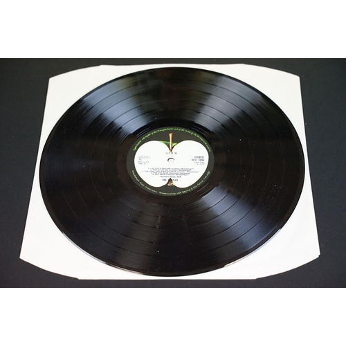 18 - Vinyl - 4 The Beatles LPs to include The White Album (top loader, stereo pressing ,No. 0416677, Mfd.... 