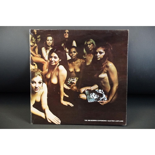 25 - Vinyl - 2 Jimi Hendrix LPs to include Electric Ladyland (Track 613009) Original UK pressing with whi... 