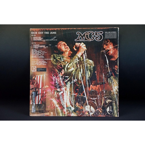 28 - Vinyl - MC5 ‎– Kick Out The Jams LP on Elektra Records EKS 74042. Original UK 1st pressing, orange /... 