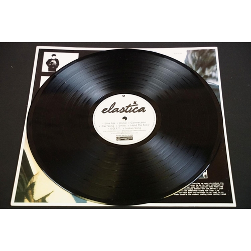 42 - Vinyl - Elastica self titled LP on Deceptive Records BLUFF 014LPN.  Ex- / Ex+