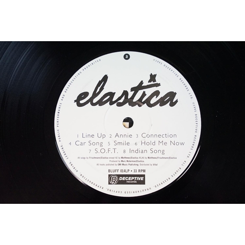 42 - Vinyl - Elastica self titled LP on Deceptive Records BLUFF 014LPN.  Ex- / Ex+