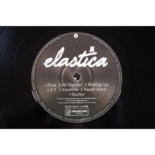 42 - Vinyl - Elastica self titled LP on Deceptive Records BLUFF 014LPN.  Ex- / Ex+