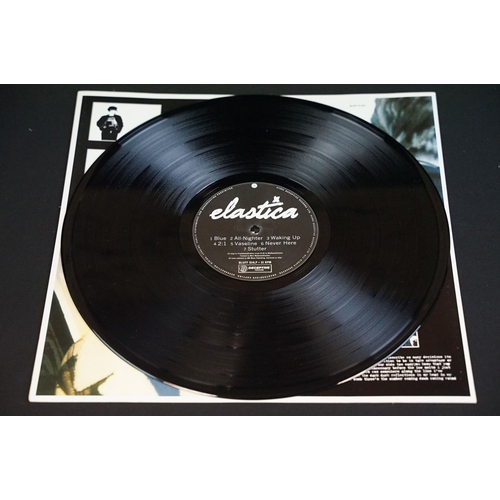 42 - Vinyl - Elastica self titled LP on Deceptive Records BLUFF 014LPN.  Ex- / Ex+