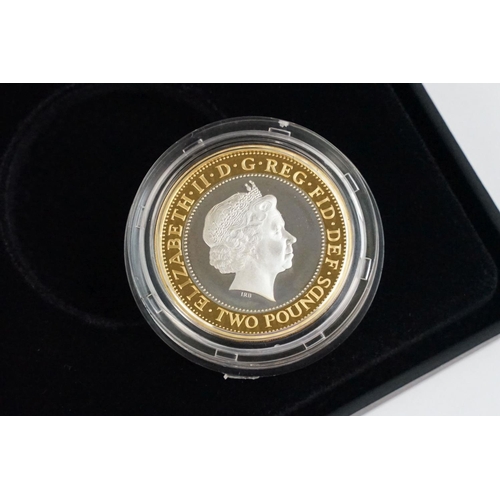 100 - A collection of four Royal Mint Queen Elizabeth II £2 silver proof coins to include 2015, 2014, 2016... 