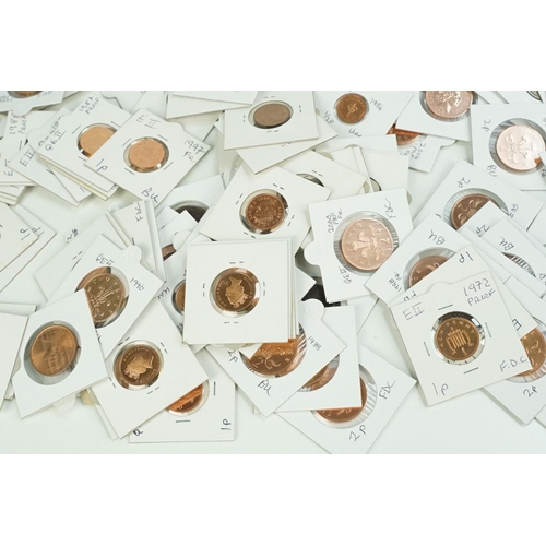 120 - A large collection of Royal Mint United Kingdom mainly uncirculated 1/2p, 1p, 2p and 5p coins within... 