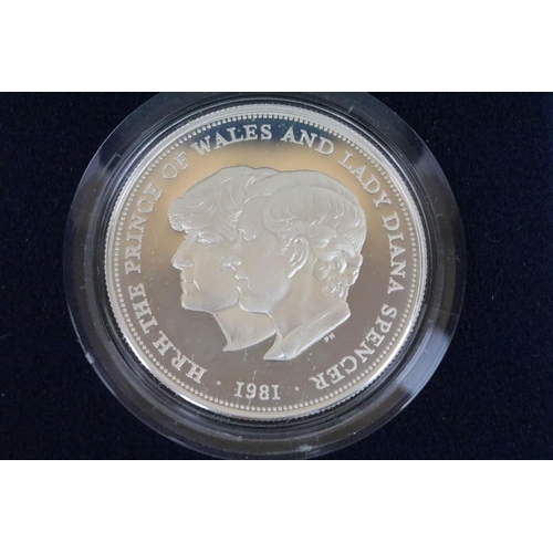 125 - A collection of four Royal Mint Queen Elizabeth II Crown silver proof coins to include 1972, 1981, 1... 