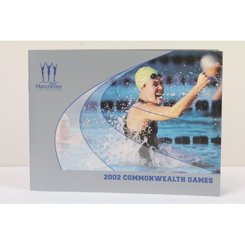 139 - A Royal Mint United Kingdom 2002 Manchester Commonwealth games silver proof four coin set, encapsula... 