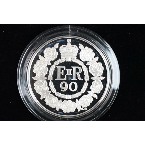 145 - A Royal Mint United Kingdom Queen Elizabeth II 2016 silver proof commemorative coin set, encapsulate... 