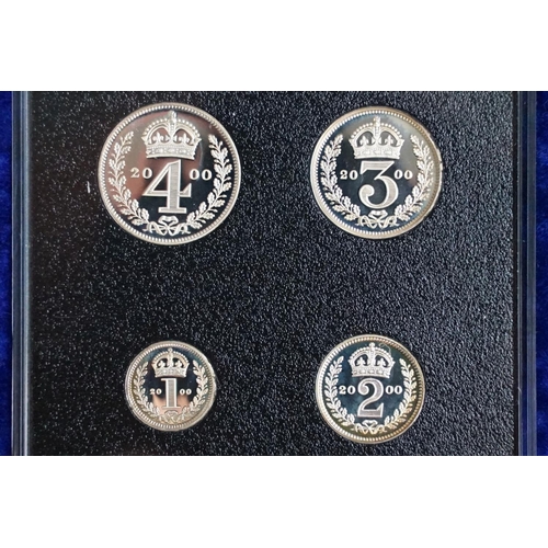 146 - A Royal Mint Queen Elizabeth II United Kingdom 2000 Millennium silver proof coin set, coins encapsul... 