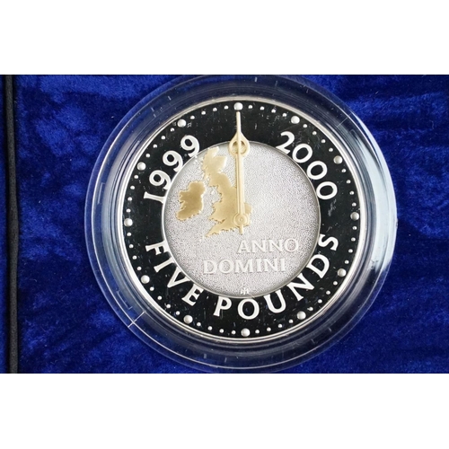 146 - A Royal Mint Queen Elizabeth II United Kingdom 2000 Millennium silver proof coin set, coins encapsul... 