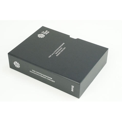 147 - A Royal Mint United Kingdom Queen Elizabeth II 2015 collectors edition proof coin set, encapsulated ... 