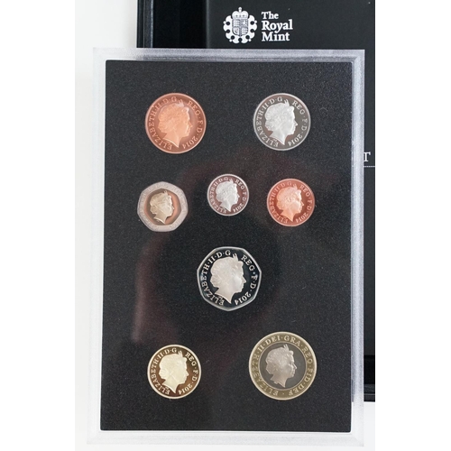 148 - A Royal Mint United Kingdom Queen Elizabeth II 2014 collectors edition proof coin set, encapsulated ... 