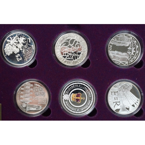 155 - A Royal Mint Queen Elizabeth II 2002 Golden Jubilee coin set, comprising of twenty four silver proof... 