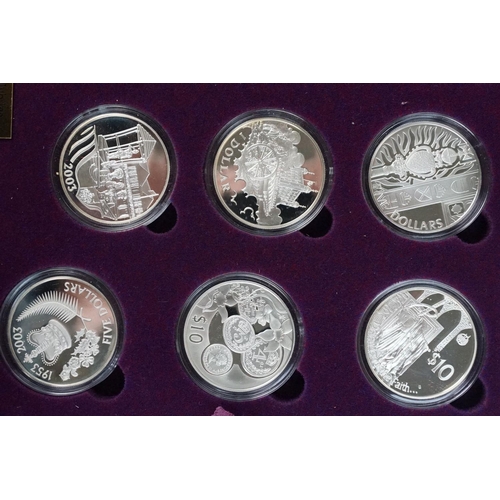 155 - A Royal Mint Queen Elizabeth II 2002 Golden Jubilee coin set, comprising of twenty four silver proof... 