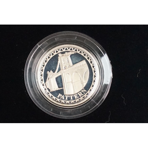 159 - A Royal Mint Queen Elizabeth II United Kingdom 2003 silver proof £1 four coin set, encapsulated with... 