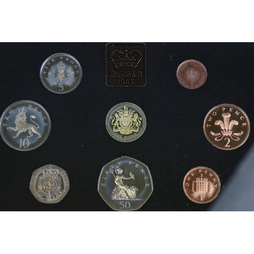 167 - A collection of six Royal Mint United Kingdom annual coin proof year sets to include 1991, 1992, 199... 