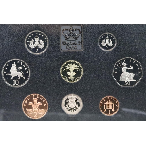 168 - A collection of six Royal Mint United Kingdom annual coin proof year sets to include 1994, 1995, 199... 