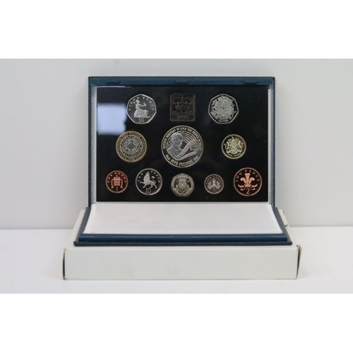 169 - A collection of six Royal Mint United Kingdom annual coin proof year sets to include 1997, 1998, 199... 