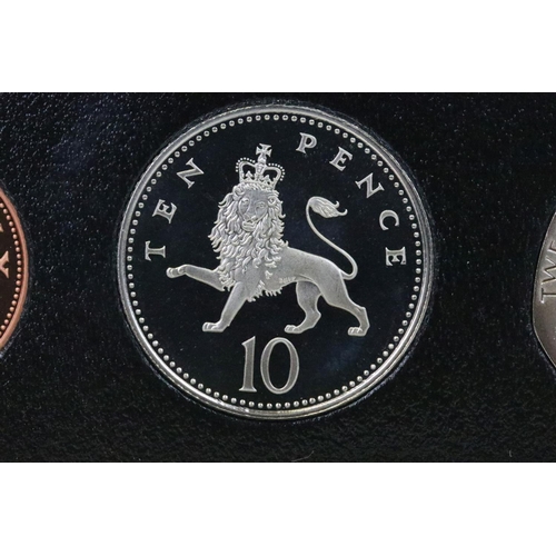 169 - A collection of six Royal Mint United Kingdom annual coin proof year sets to include 1997, 1998, 199... 