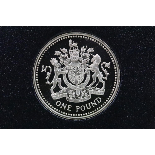 169 - A collection of six Royal Mint United Kingdom annual coin proof year sets to include 1997, 1998, 199... 