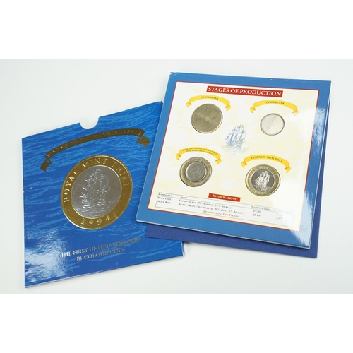 176 - A collection of mixed coins to include Royal Mint year sets, collectors coins sets, British pre deci... 