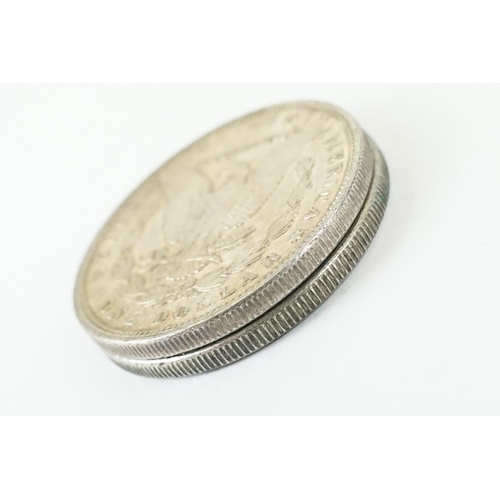 18 - Two United States of America silver dollar coins to include 1897 and 1922 examples.