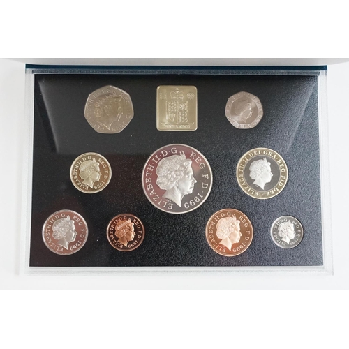 200 - A collection of three Royal Mint United Kingdom Queen Elizabeth II annual proof coin sets to include... 