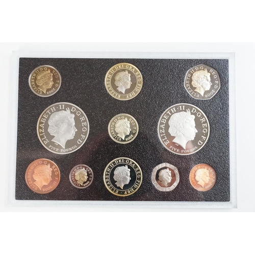 201 - A collection of three Royal Mint United Kingdom Queen Elizabeth II annual proof coin sets to include... 