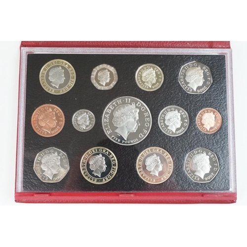 201 - A collection of three Royal Mint United Kingdom Queen Elizabeth II annual proof coin sets to include... 