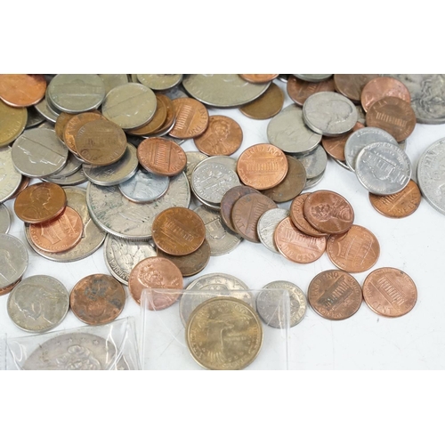 3 - A collection of United States of America coins to include dollars, half dollars, quarters, dimes....... 