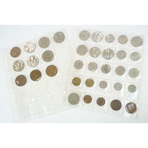 41 - A collection of British pre decimal and world coins to include some uncirculated examples.