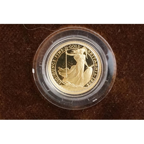 56 - A Royal Mint United Kingdom 1994 Britannia gold proof £10 coin, encapsulated within fitted display c... 