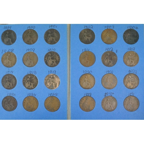 6 - A collection of mainly British pre decimal coins to include King George V and Queen Victoria silver ... 