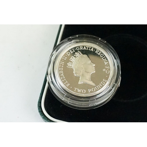 68 - Two Royal Mint United Kingdom silver proof £2 coins to include 1994 and 1997 examples, both encapsul... 